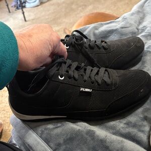 FUBU Men's Black and White Sneakers